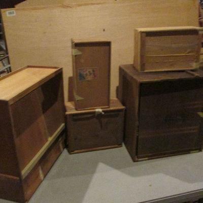 # 347 - Japanese Doll Storage Boxes