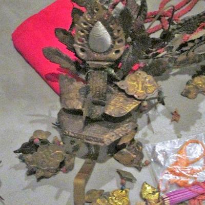 Various Asian Style Doll Headdress & Accessories