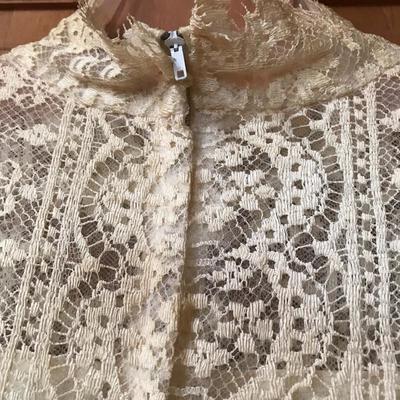 Lot 19 - Vintage Wedding Dress and Fur Coat