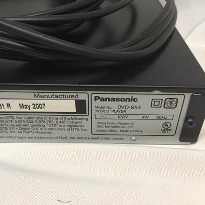 Lot 42 - Panasonic DVD Player 