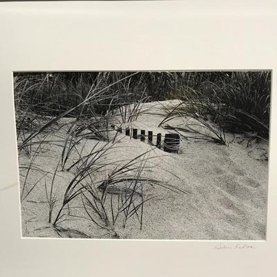Lot 47 - Sweetgrass Basket and Helen Kehoe Signed Beach Art  