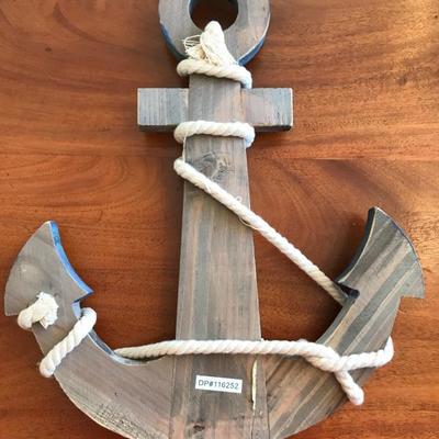 Wood Anchor Decor [1203]
