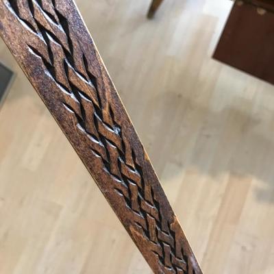 Hand-carved Wood Walking Stick [1216}