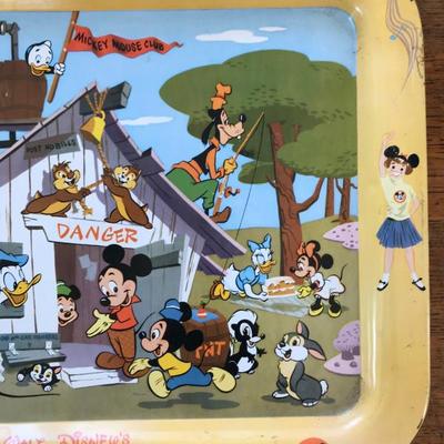 Vintage Mickey Mouse Club Tray [1212]