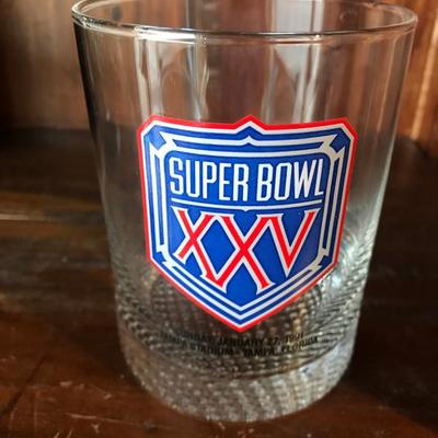 Super Bowl XXV Collectible Glass [1245]