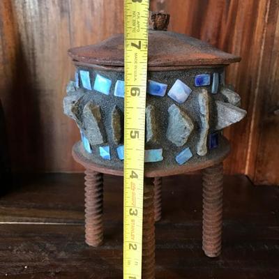 Unique Cast Iron (heavy!} Antique-looking thing [1219]