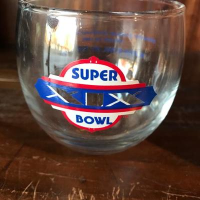 Super Bowl XIX Collectible Glass Stanford Stadium {1249]