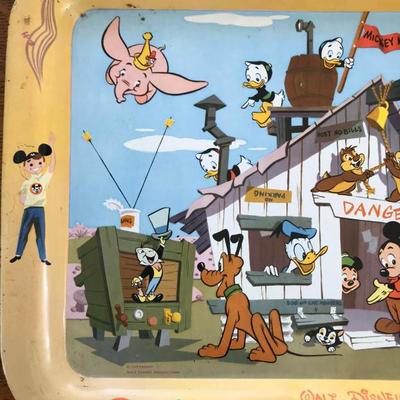Vintage Mickey Mouse Club Tray [1212]