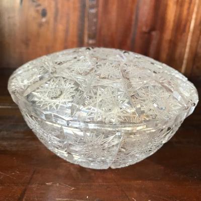 Crystal Candy Dish / Jewelry Bowl [1225]