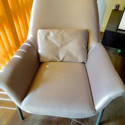 Lot 57:  Noble Accent Chair Metal Frame from Mobilia