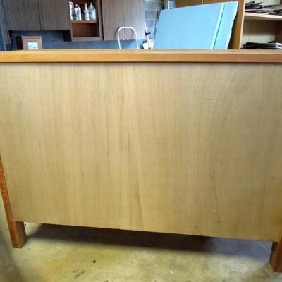 Lot 105: Modern Solid Oak File Dresser from Room and Board 