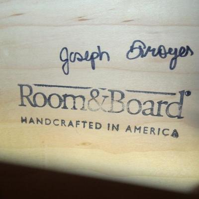 Lot 60: Joseph Troyer Signed Six Drawer Lowboy Dresser for Room & Board