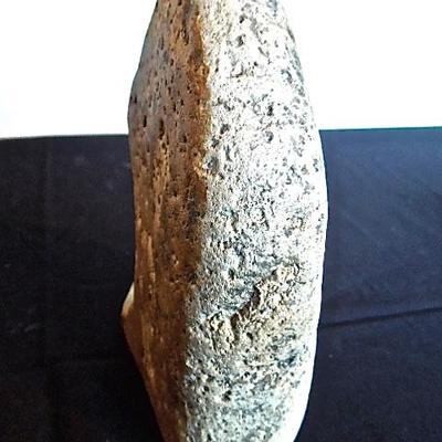 Lot 41:  Stoneware Frame and Natural Stone Bud Vase
