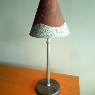 Lot 79: Small Art Lamp by Janna Ugone