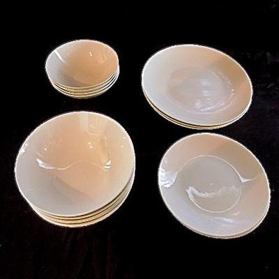 Lot 11 White Dishes - Crate & Barrel, Galaxy, Threshold