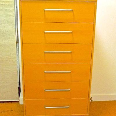 Lot 71: Ikea 6 Drawer Tall Dresser 