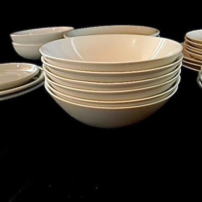 Lot 11 White Dishes - Crate & Barrel, Galaxy, Threshold