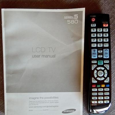 Lot 53: 52" Samsung LN52A580P6F Flat Screen with Remote