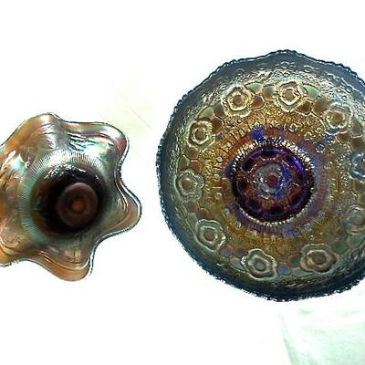 Lot 84:  Antique Carnival and Depression Glass 