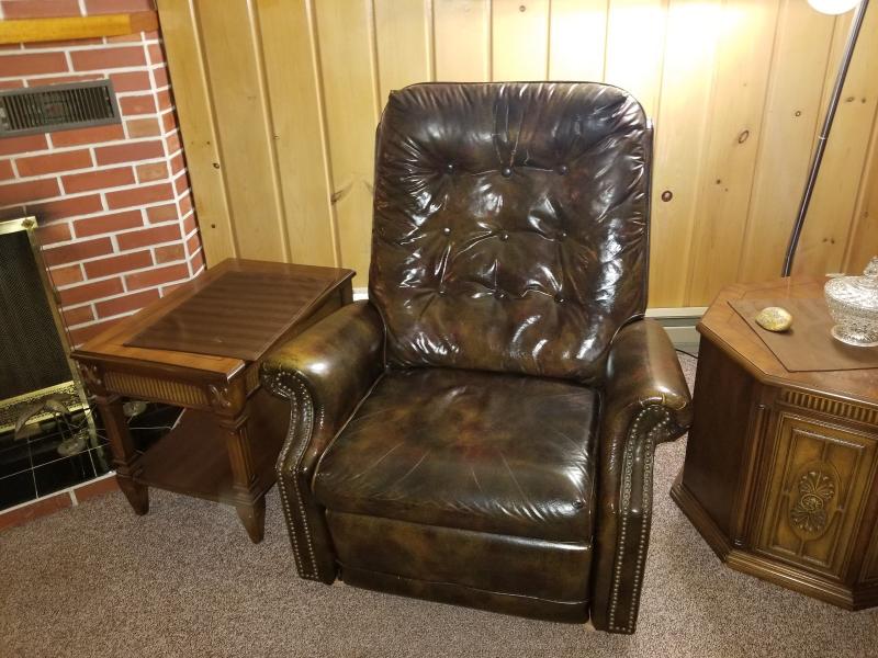 Vintage Leather Recliner EstateSales