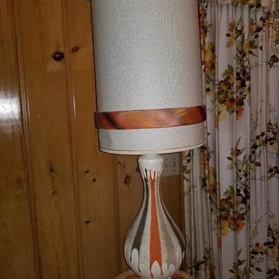 Nice Mid Century Lamp Stamped By The Plasto MFG Company Works