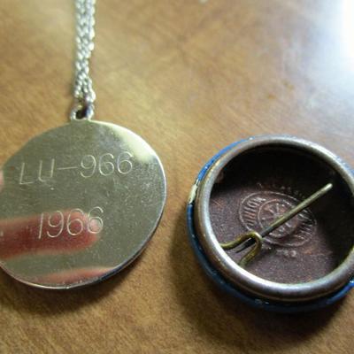 Vintage Pendant and Pin #316