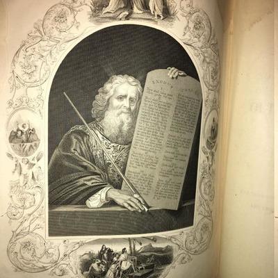 Antique Bible & Chair #273 