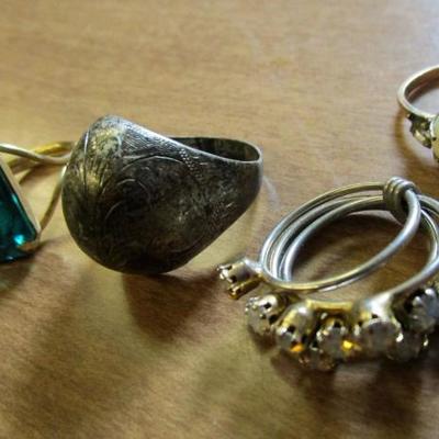 Rings and Tooth Necklace #315