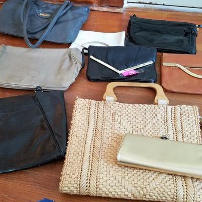 Nine Vintage  Purses And Some Leather Lot # 220 