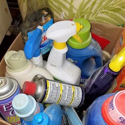Hamper, Tools And Cleaners Lot #239