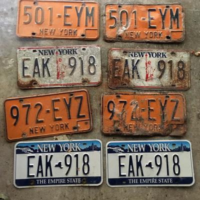 Collection of (8) License Plates #361