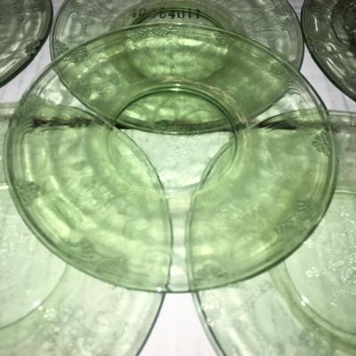 Vintage Green Glass Collection #348