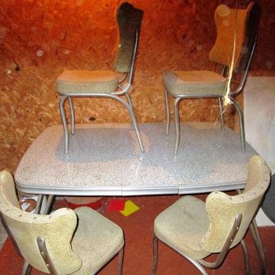 Antique Table and Chairs #321