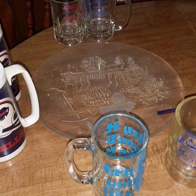 Glassware Vintage Beer Steins #178 