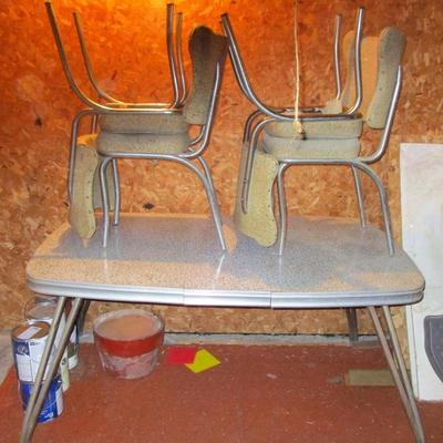 Antique Table and Chairs #321