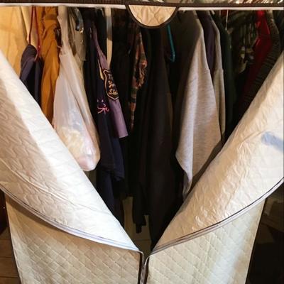 Portable Closet with Clothing #271 