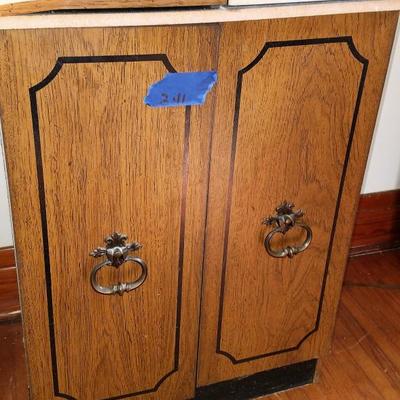 Artist Caddy Paints And Brushes Cabinet Too. - Lot #240 