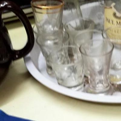 Teapot And Glassware #183