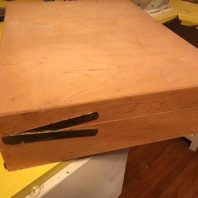 Artist Caddy Paints And Brushes Cabinet Too. - Lot #240 