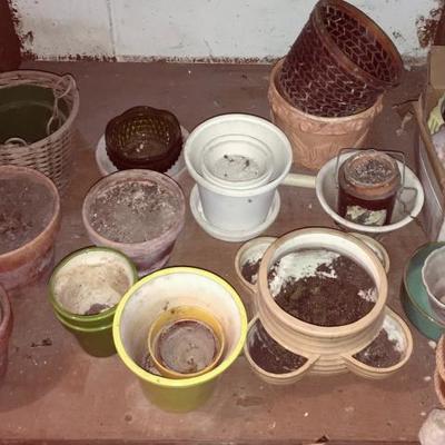 Assortment of Garden Pots #339