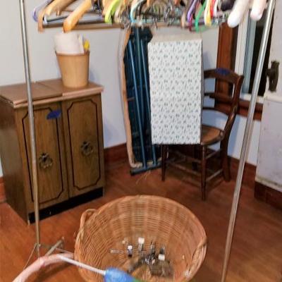 Rolling Rack And Hangers #243 