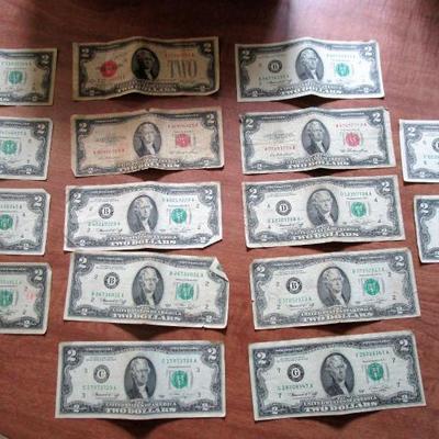$2 Bills (16) #310