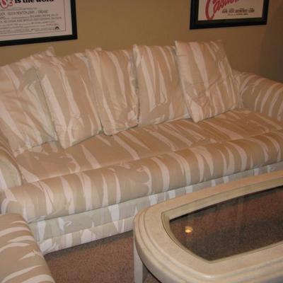 Gorgeous Pattern Sofa (part of a 3 pc set)