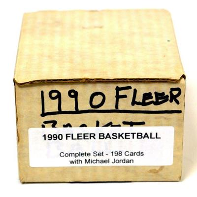 1990 FLEER Basketball Cards Complete Set with Michael Jordan