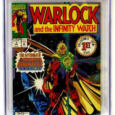 WARLOCK and the Infinity Watch #1 CGC 9.0 Marvel Comic Book - 129