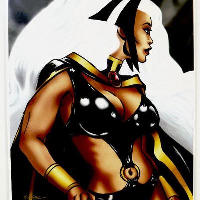 STORM (X-Men) Fine Comic Art Print Signed by Neal Adams - 110