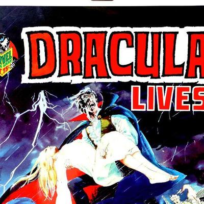 DRACULA LIVES! Fine Comic Art Print Signed by Neal Adams - 121