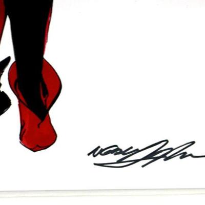 HARLEY QUINN (Joker) Fine Comic Art Print Signed by Neal Adams - 118