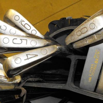 LOT 65  Golf Clubs, Bags and Dolly