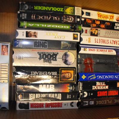LOT 71  Movies on VHS
